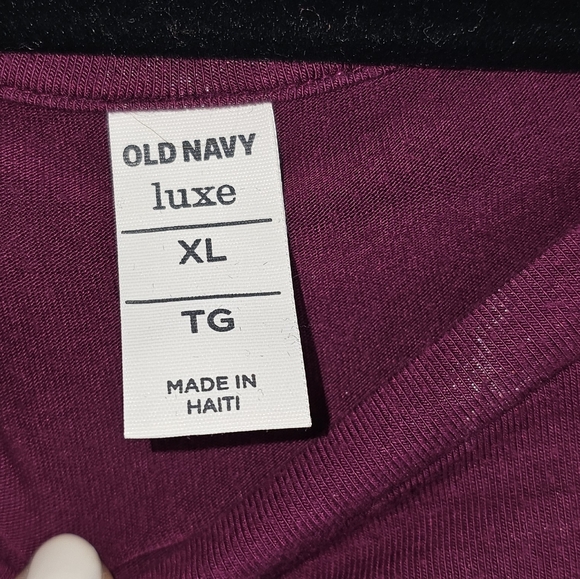 Women's Purple Long Sleeve Top - Picture 2 of 4